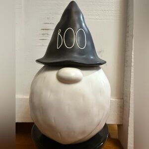 Rae Dunn Halloween Gnome with Boo Hat